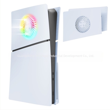 Carcasă de înlocuire PS5 Slim cu orificii de disipare a căldurii, ABS, 200 g, pentru PS5 Slim, pachet de 2 bucăți