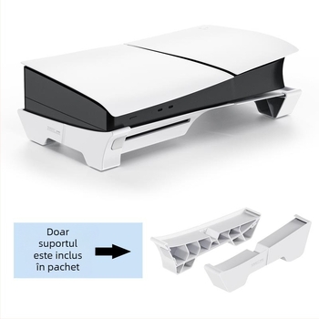 Suport pentru PS5 Slim – Model DC, Material ABS, Compatibil cu PS5 Slim, 149 g