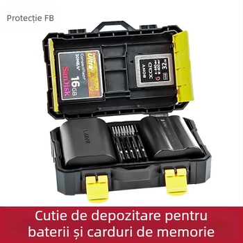 Cutie de depozitare baterie pentru aparat foto FB-SCB08 (Model FB-SCB08; Greutate 76 g; Include FB-SCB08)
