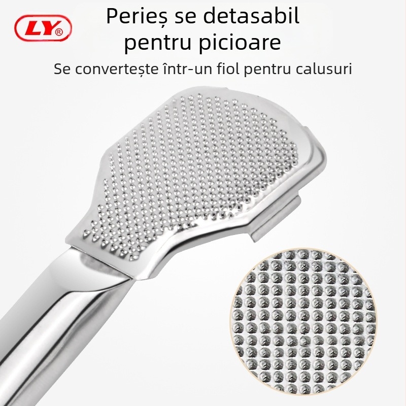 Cuțit pentru pedichiură din oțel inoxidabil cu finisaj oglindă; vârf oval; ambalaj de 500 buc.; nu este importat