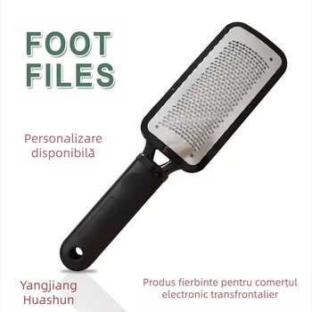 Pilă de picioare din oțel inoxidabil, piatră pentru picioare pătrată, model HS1065