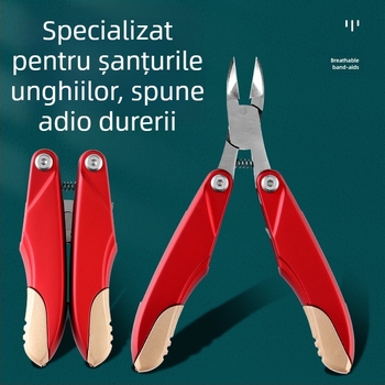 Clește pentru unghii din oțel inoxidabil – formă de cioc de vultur, portabil, marcă Dabang