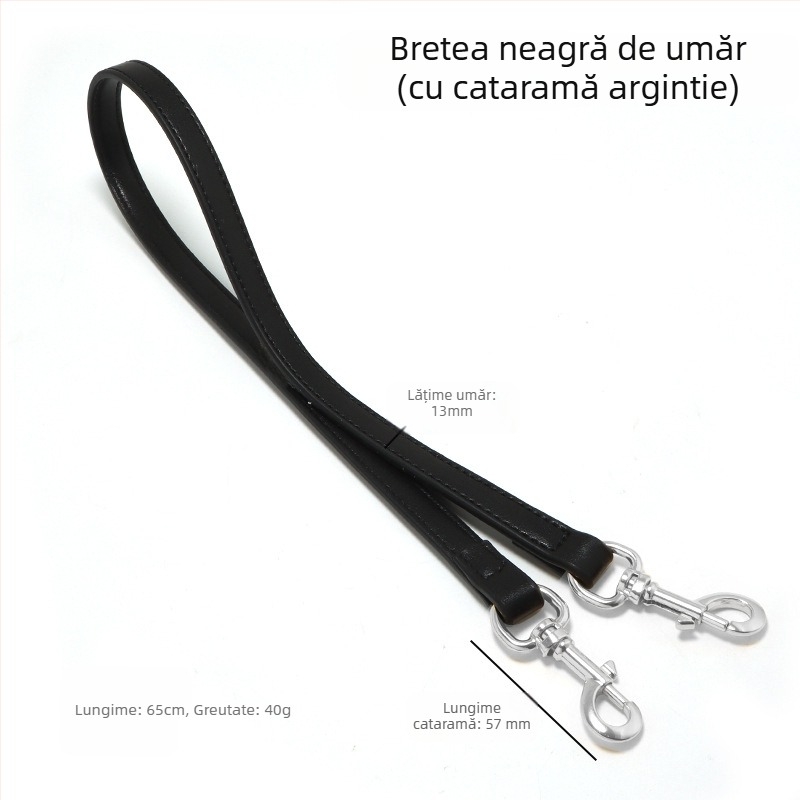 Curea de umăr pentru geantă – accesoriu de înlocuire pentru purtare încrucișată, metal, rezistent la uzură, reducerea încărcării, protecția coloanei vertebrale, model monocrom