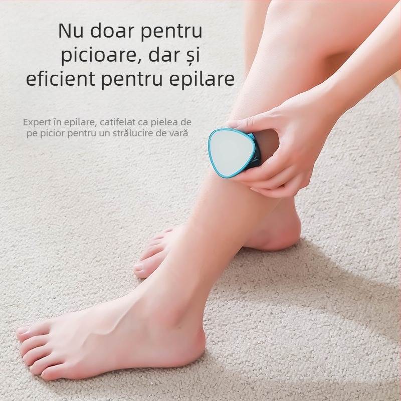 Fișier de pedicur cu două fețe din sticlă nano, instrument manual pentru îndepărtarea pielii moarte