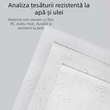 Foaie de unică folosință pentru saloane de înfrumusețare, din material nețesut, impermeabilă la apă și la ulei, îngroșată, moale și respirabilă