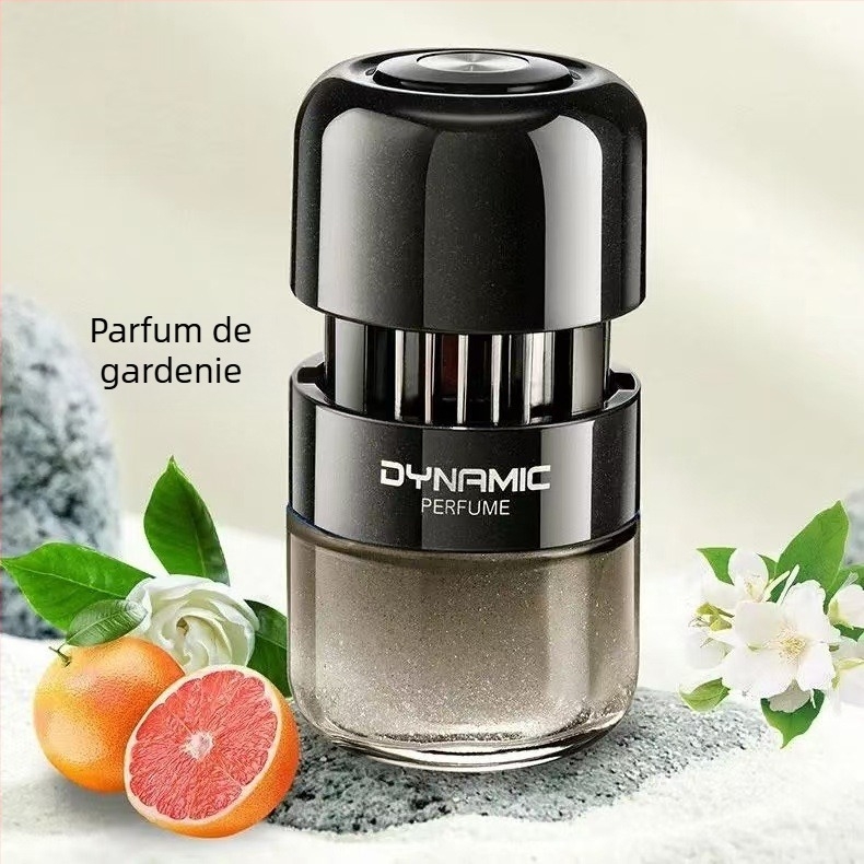 Difuzor de aromaterapie pentru mașină, suport din sticlă pentru parfum, parfum Gardenia, eliminarea mirosurilor și a formaldehidei, montaj pe scaun