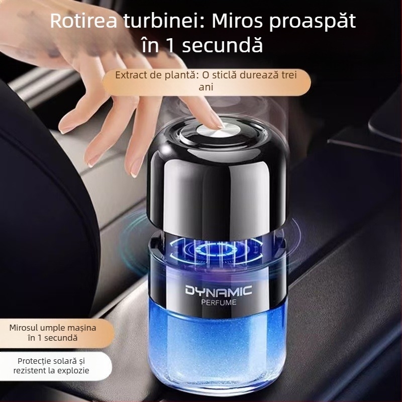 Difuzor de aromaterapie pentru mașină, suport din sticlă pentru parfum, parfum Gardenia, eliminarea mirosurilor și a formaldehidei, montaj pe scaun