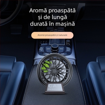 Parfum solid pentru aromaterapie auto, cu clip pentru aer, decorativ și aromat (miros floral de portocală • conținut <5 ml • durată de viață 3 ani)