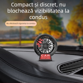 Parfum solid pentru aromaterapie auto, cu clip pentru aer, decorativ și aromat (miros floral de portocală • conținut <5 ml • durată de viață 3 ani)