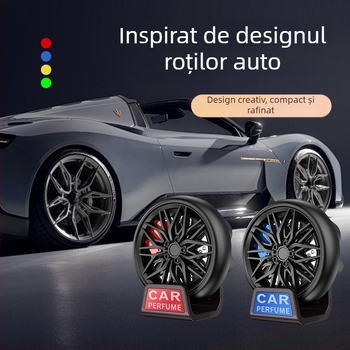 Parfum solid pentru aromaterapie auto, cu clip pentru aer, decorativ și aromat (miros floral de portocală • conținut <5 ml • durată de viață 3 ani)