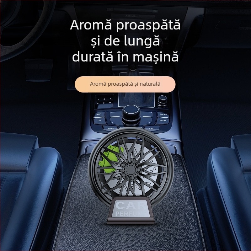 Parfum solid pentru aromaterapie auto, cu clip pentru aer, decorativ și aromat (miros floral de portocală • conținut <5 ml • durată de viață 3 ani)