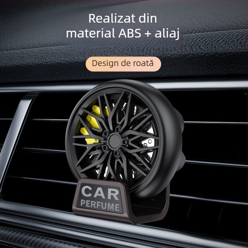 Parfum solid pentru aromaterapie auto, cu clip pentru aer, decorativ și aromat (miros floral de portocală • conținut <5 ml • durată de viață 3 ani)