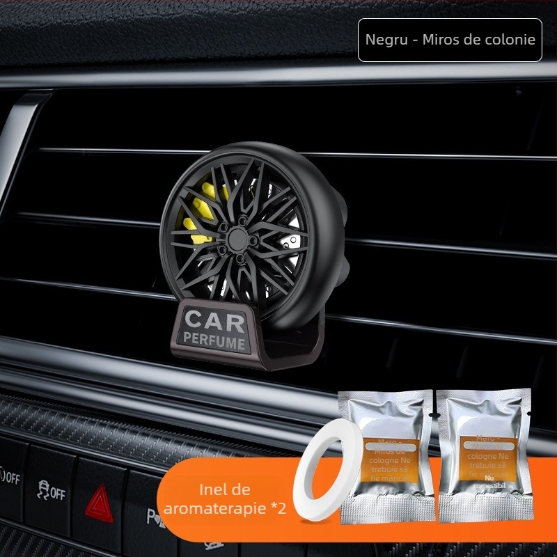 Parfum solid pentru aromaterapie auto, cu clip pentru aer, decorativ și aromat (miros floral de portocală • conținut <5 ml • durată de viață 3 ani)