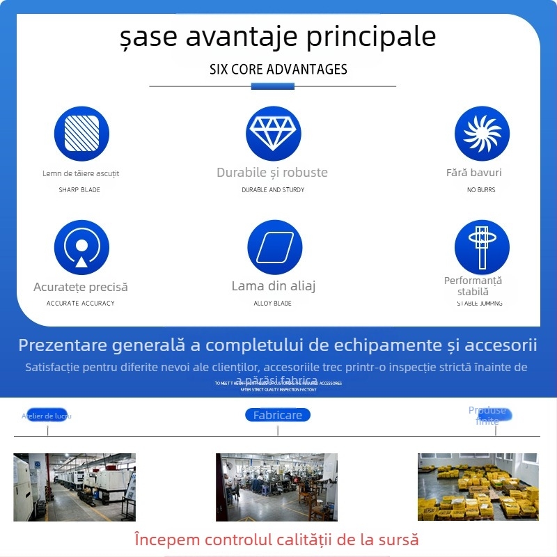 Set de freze pentru tâmplă Mortise and Tenon, 45°, trei piese, cu șuruburi 1/4 in, 8 mm și 1/2 in