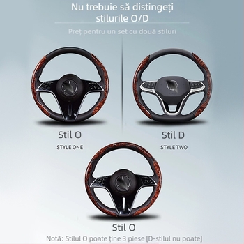 Husă volan Yizhi Valley, fibră naturală, universal pentru patru sezoane, instalare universală, stil matur.