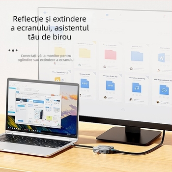 Carcasă M.2 NVMe SSD și stație de docking cu HDMI, USB-C 3.2, aliaj de aluminiu, suport până la 2 TB