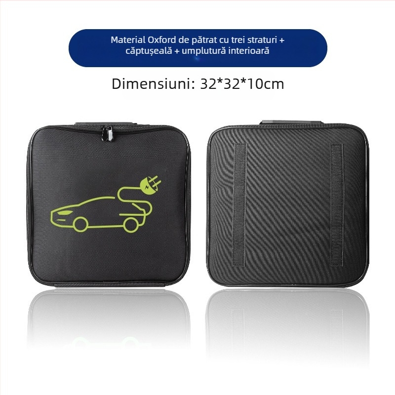 Geantă de depozitare pentru pistol de încărcare EV, impermeabilă, cu logo personalizabil, Oxford, pentru portbagaj, cu mâner