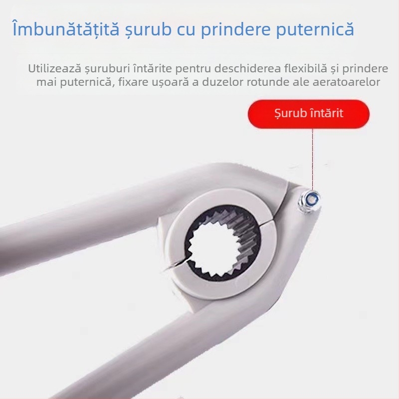 Unealtă de demontare a aeratorului robinetului — LJ cheie, material ABS, marca Lin Jie, design modern minimalist