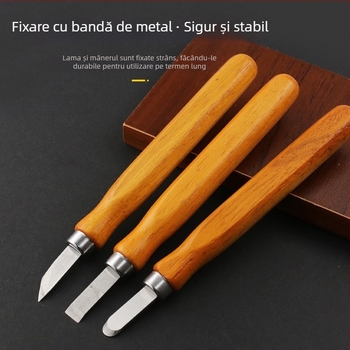 Journalists set de sculptură în lemn – cuțit de sculptură din nuc, macetă, cuțit de curățare a lemnului, cuțit pentru lingură, mănuși rezistente la tăieturi