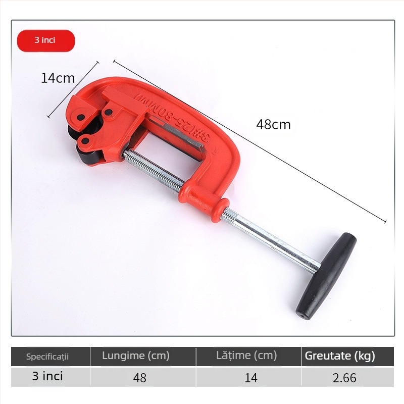 Tăietor de țevi pentru țevi metalice grele — Brand: Altul; Zonă principală de vânzări: Altă; Etichetă privată licențiată: Da