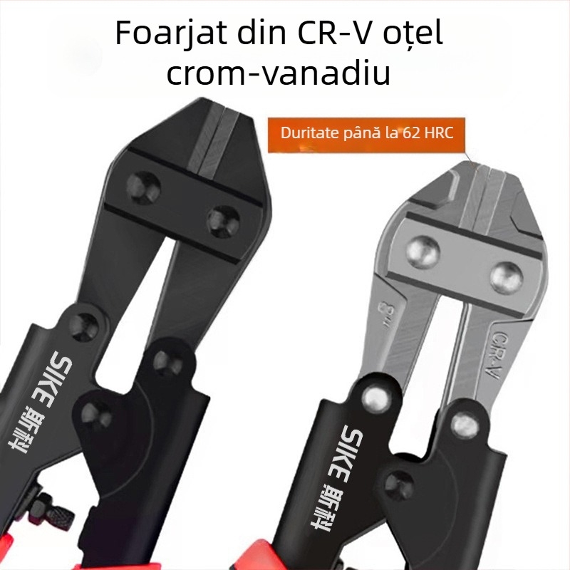 Clește mini industrial pentru sârmă – duritate înaltă, economie de efort, pentru tăierea plaselor metalice și a lanțurilor