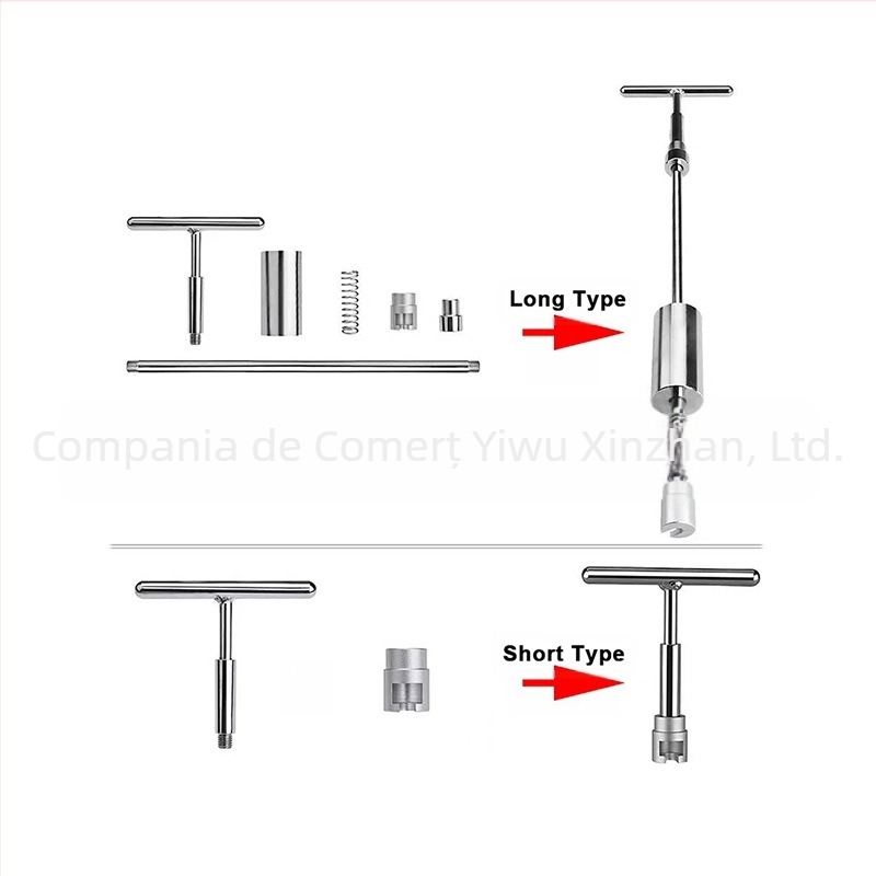 Core Transfer Kit de reparare a deformărilor auto cu ventuză — materiale: fier, plastic, aluminiu