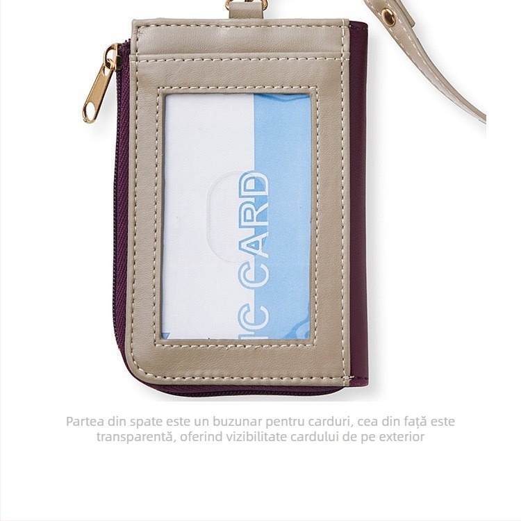 Portofel din piele pentru monede, imprimeu animal, stil urban simplu, potrivit pentru ambele sexe, căptușeală poliester