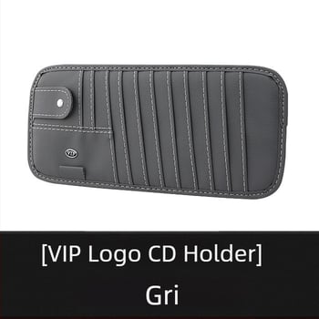 Geantă de depozitare auto cu suport pentru CD și carduri – Linda, set de 9 piese