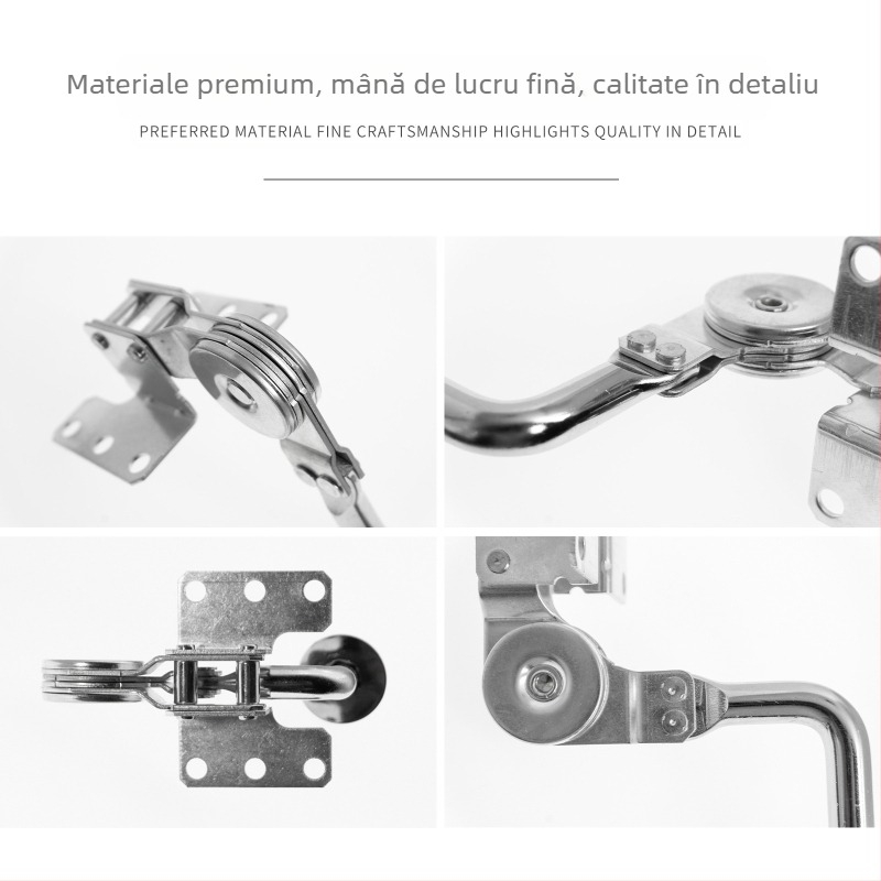 Balama pentru tetieră binaurală pentru canapea, model JBG-55, fier, hardware galvanizat, canapea funcțională, stil modern minimalist