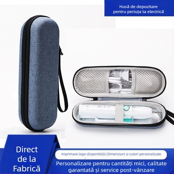 Casetă EVA de depozitare pentru periuța electrică – rezistentă la șocuri, la cădere, la zgârieturi, impermeabilă, universală pentru călătorii și utilizare acasă