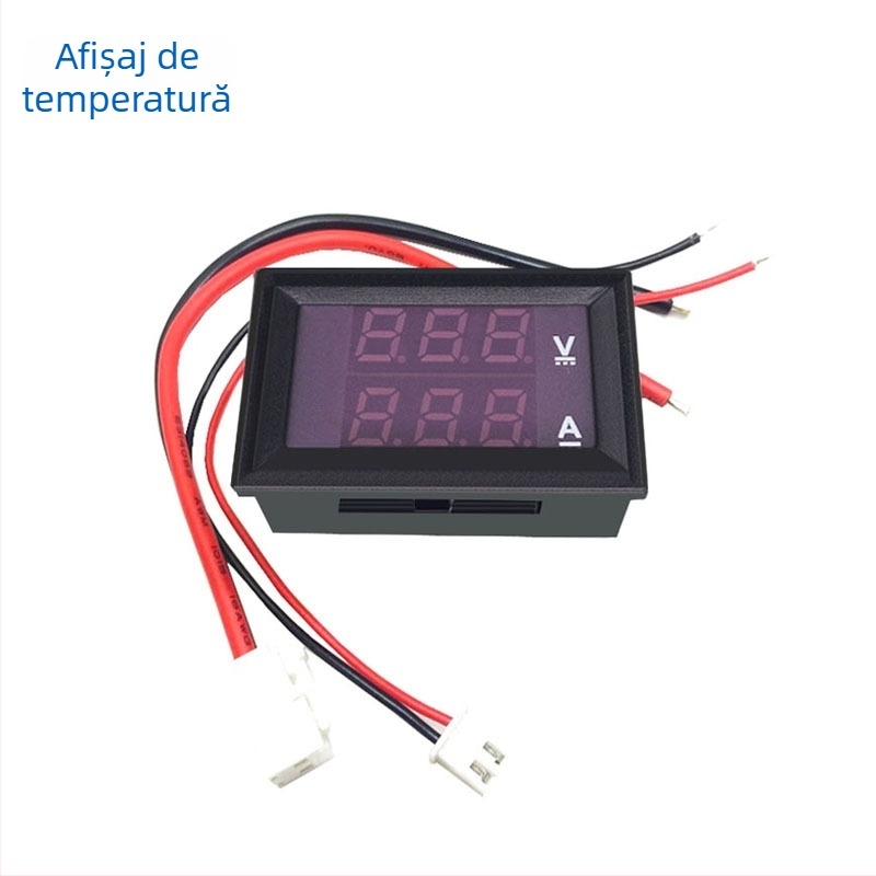 ZY LED DC măsurător cu afișaj dublu pentru tensiune și curent (DC 7–100 V, 10/50/100 A)