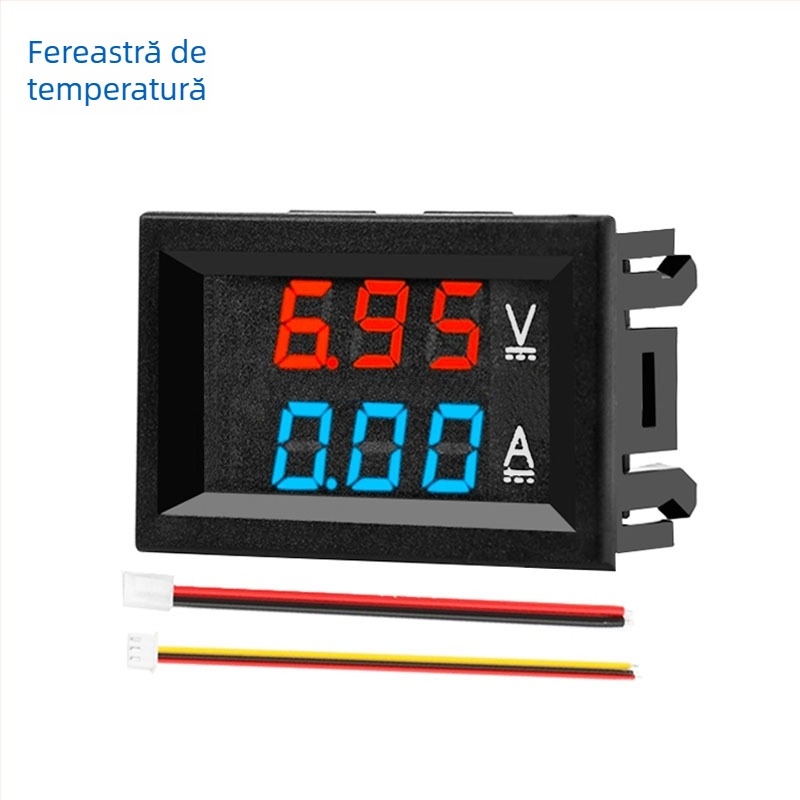 ZY LED DC măsurător cu afișaj dublu pentru tensiune și curent (DC 7–100 V, 10/50/100 A)