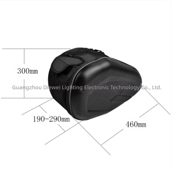 Geantă laterală pentru motocicletă – material PU, capacitate 36–58 L, model Y-MC006-2, cu husă de ploaie inclusă