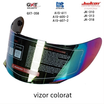 Lentilă cască JIEKAI JK-310/313/318, PC, DOT certificat, cască integrală