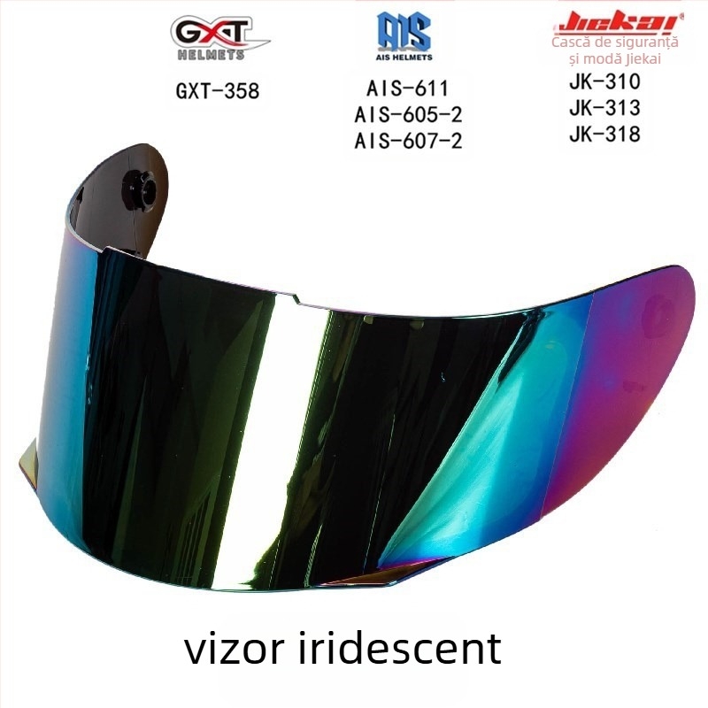 Lentilă cască JIEKAI JK-310/313/318, PC, DOT certificat, cască integrală