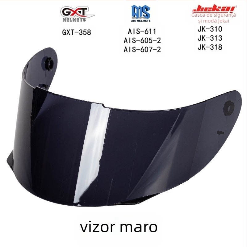 Lentilă cască JIEKAI JK-310/313/318, PC, DOT certificat, cască integrală