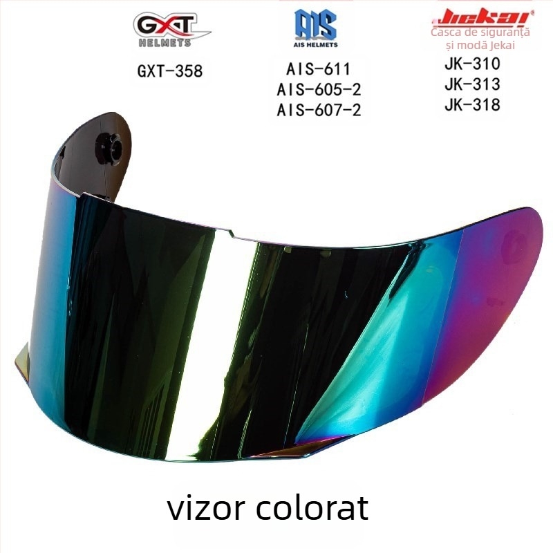 Lentilă cască JIEKAI JK-310/313/318, PC, DOT certificat, cască integrală