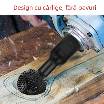 Cap de freză pentru polizor unghiular, cap sferic pentru gravură în lemn — Brand Xing Weiqiang, Model 202210071657, Material: oțel carbon