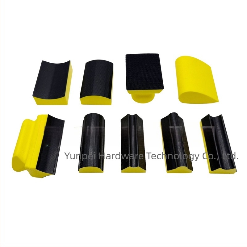 Set de 16 blocuri de șlefuire/polizare manuală din fibră de nailon pentru lustruire pe suprafețe din lemn, metal și automobile