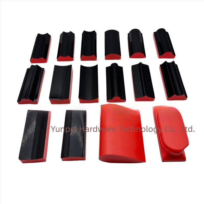 Set de 16 blocuri de șlefuire/polizare manuală din fibră de nailon pentru lustruire pe suprafețe din lemn, metal și automobile