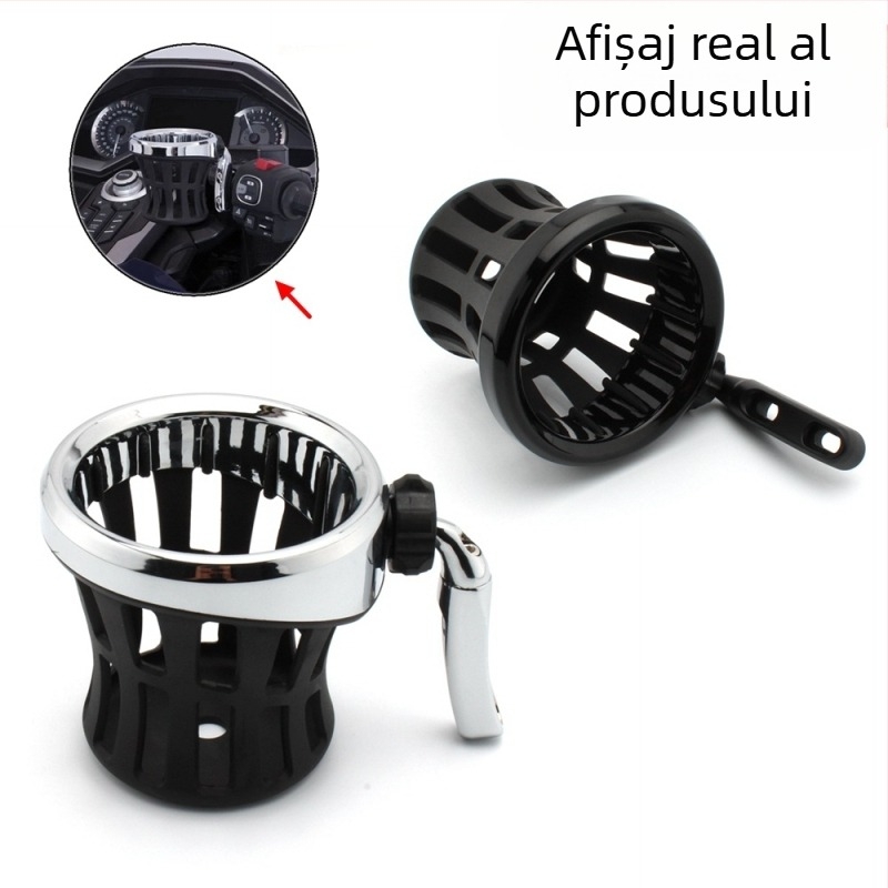 Suport pentru pahare pentru motociclete — model universal; compatibil cu modele universale; scop: suport pentru băuturi