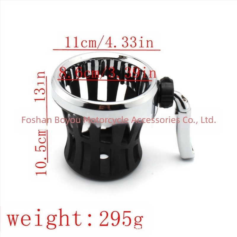 Suport pentru pahare pentru motociclete — model universal; compatibil cu modele universale; scop: suport pentru băuturi