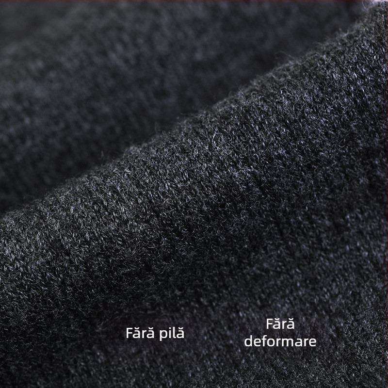 Sustinere genunchi din cașmir - cald, fără cusături, anti-alunecare, protecție împotriva frigului pentru toamnă și iarnă