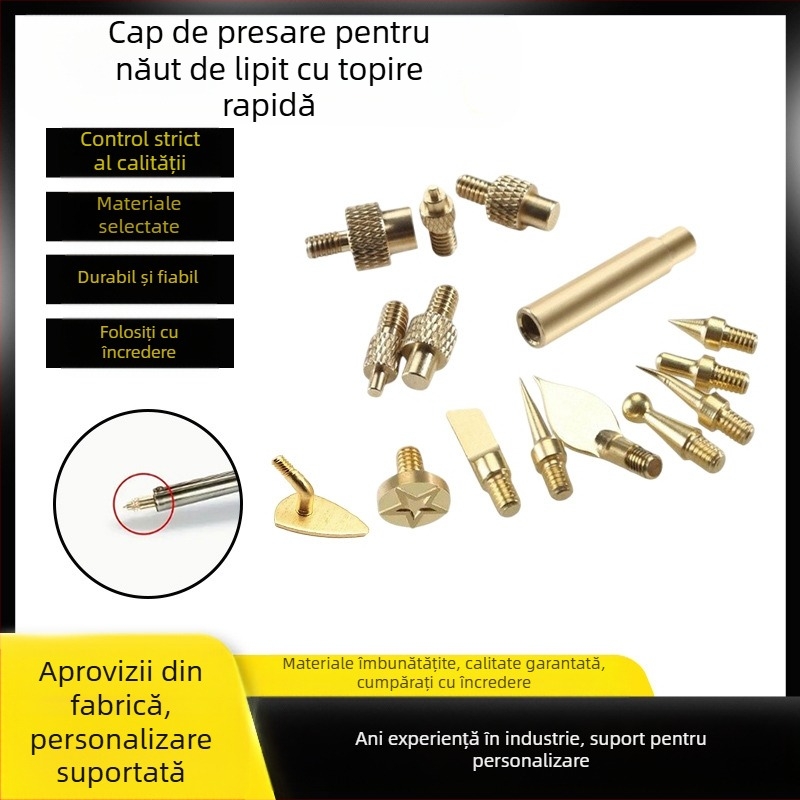 Accesorii imprimantă 3D: VORON2.4 indenter pentru piulițe cu topire la cald; cap de lipire universal 936; instrument de fixare a piulițelor