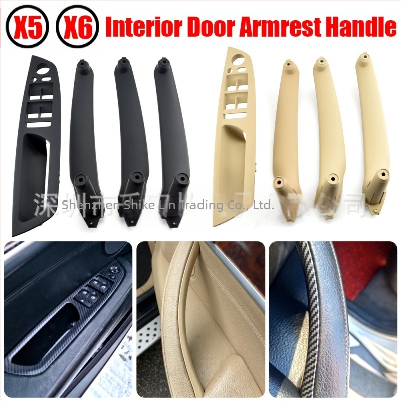 Mâner pentru brațul interior al ușii pentru BMW X5 X6 (E70/E71/E72) – ABS, finisaj vopsit cu oxidare, OEM: 51416969401/51416969405/51416975793
