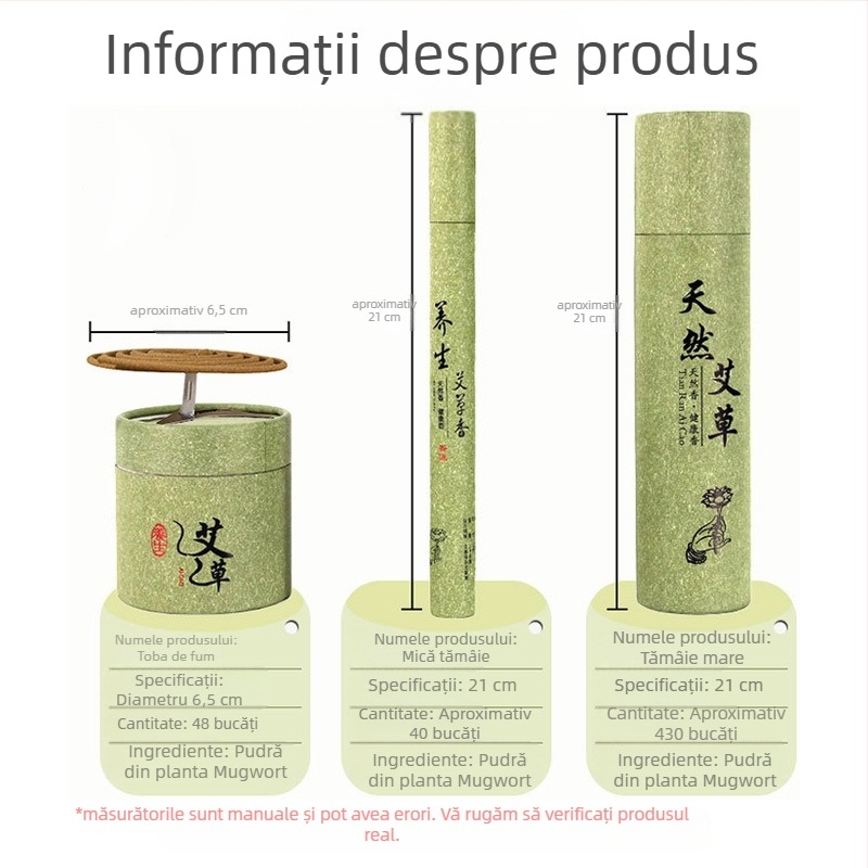 Ai Zhongtang bețișoare de Mugwort - linia Moxa pentru masaj de sănătate