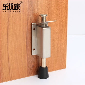 Fixator pentru uși, din oțel inoxidabil, model 2012, montare pe podea, finisaj wire-drawing, control automat