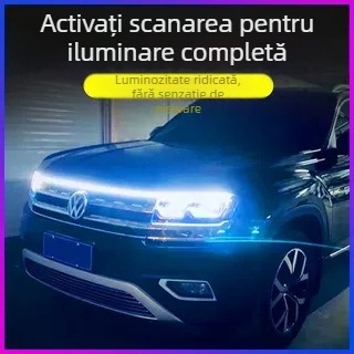 Bandă LED pentru grila mașinii, cu scanare dinamică, universală, 12V, 10W