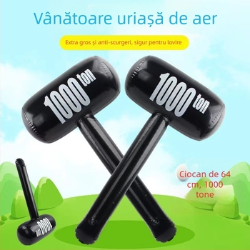 Ciocan gonflabil pentru copii, material PVC, jucărie din plastic, potrivit pentru copii 4–6 ani, ambalaj Opp bag