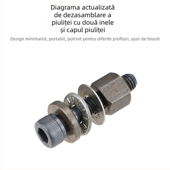 LM83 Kit pistolă nituri – galvanizat/aluminiu/oțel inoxidabil, în cutie, manual și electric